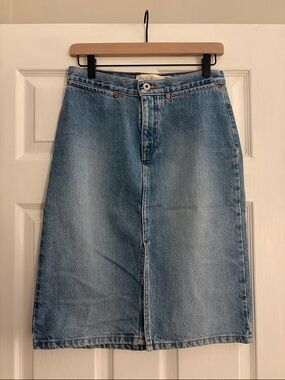GAP Denim Midi Skirt